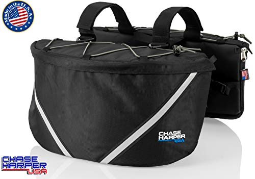 3600BLKBC SR2 Saddle Bags w/ Bungee Net