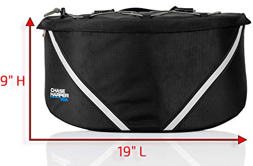 3600BLKBC SR2 Saddle Bags w/ Bungee Net